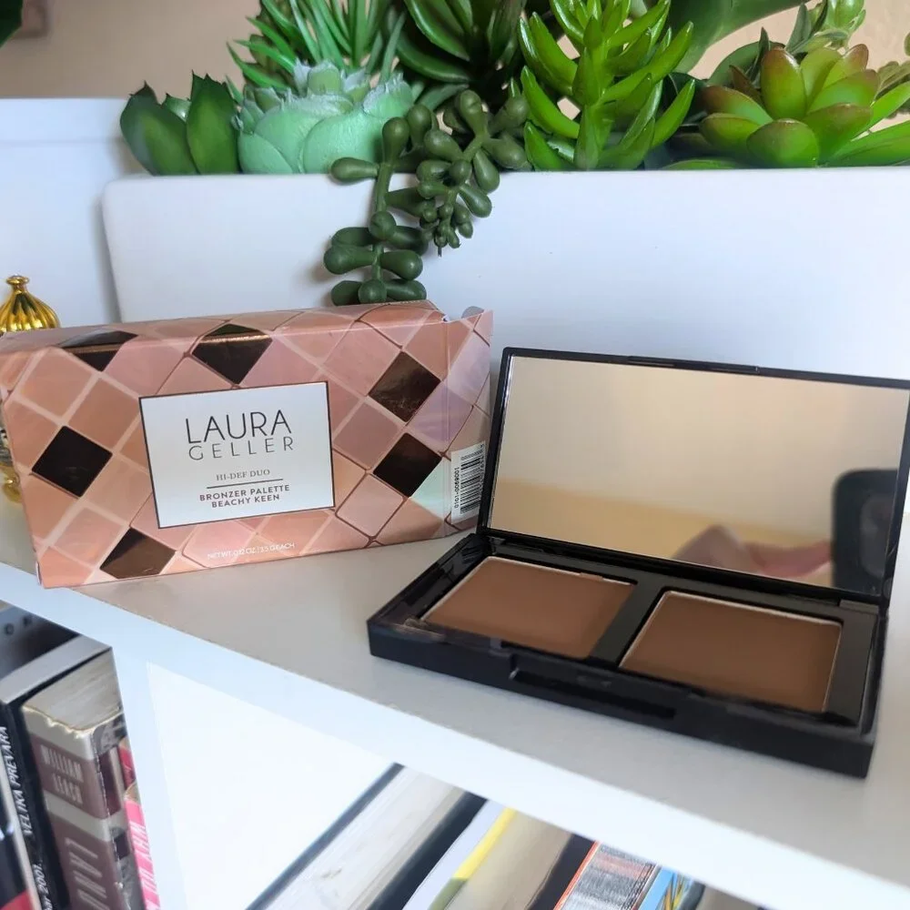 Laura Geller Hi-Def Duo Bronzer Palette – Beachy Keen (BNIB)